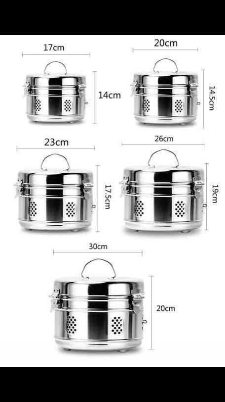 A set of 5 sterilizing drums
