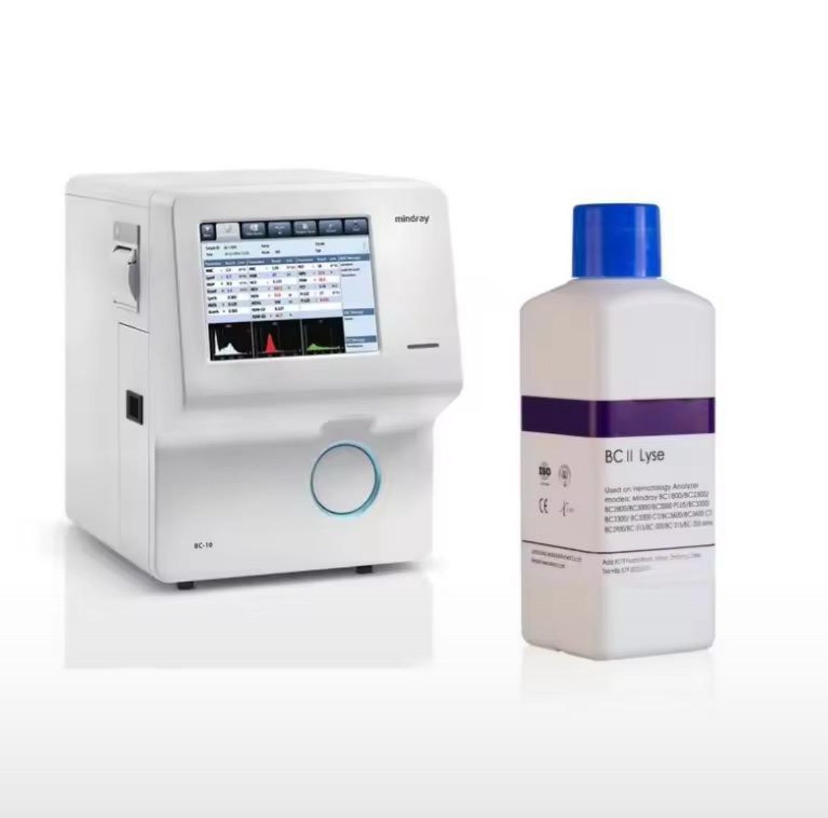 Brand new BC 10 mindray ultrasound scan machine with start up reagents